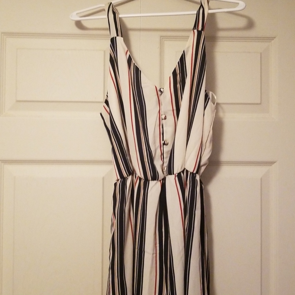 Striped jumpsuit